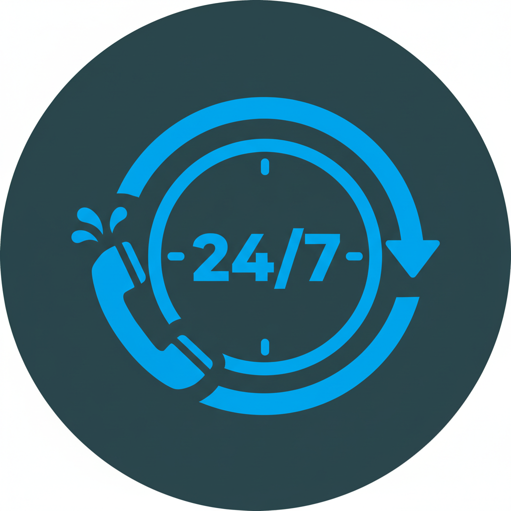 24/7 Emergency support service icon