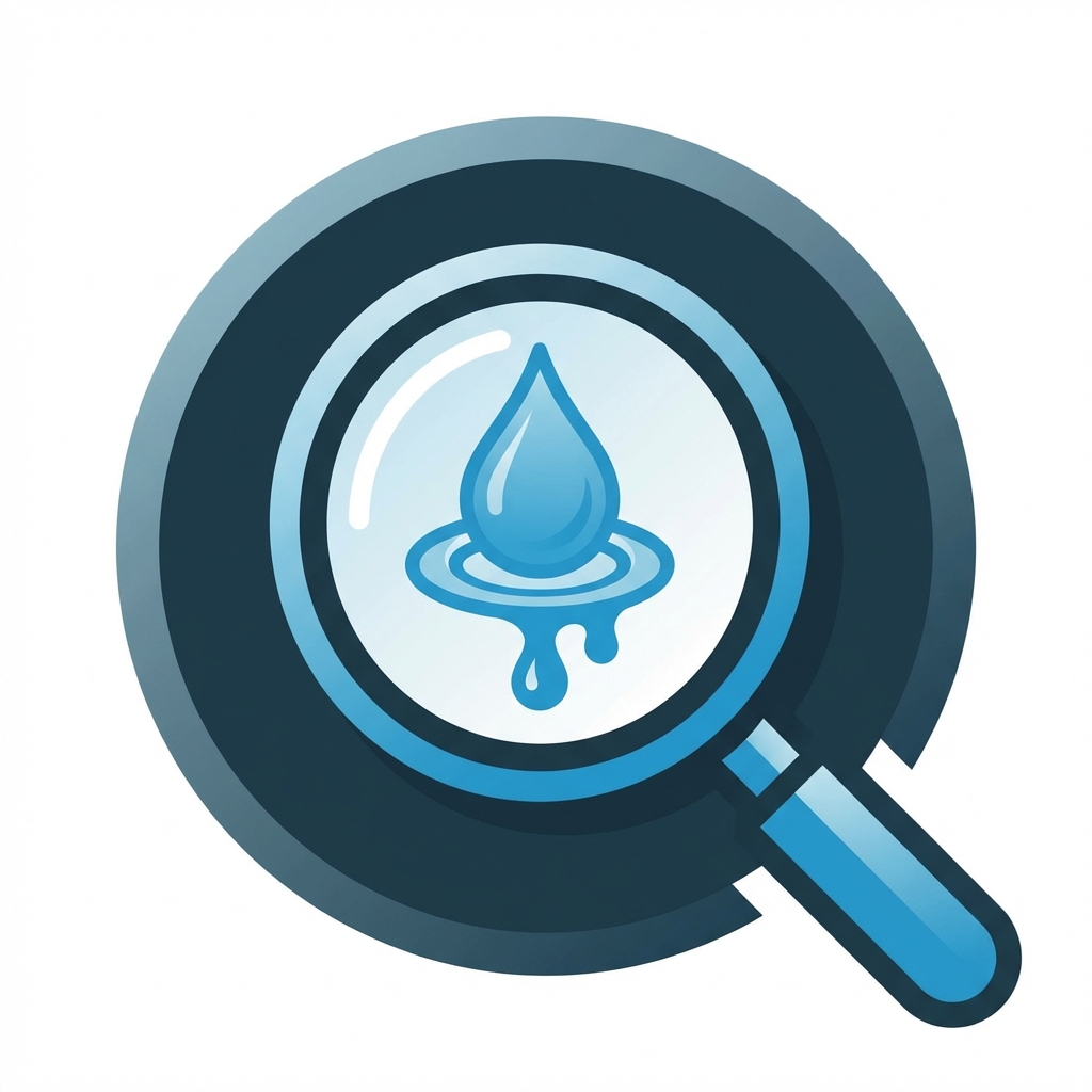 Leak detection service icon