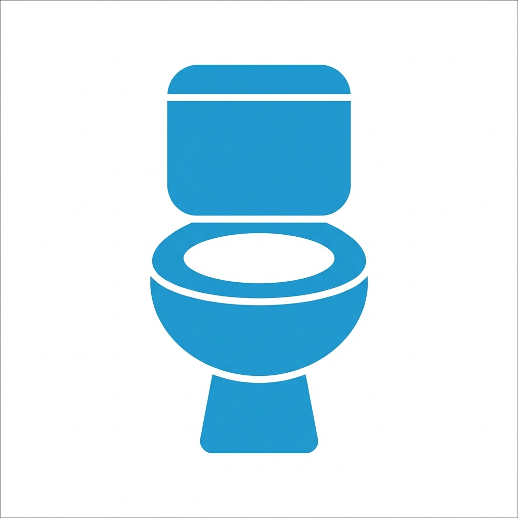 Toilet installation service icon